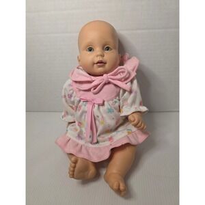 Vintage 1995 Playmates Baby So Beautiful Doll Blue Eyes